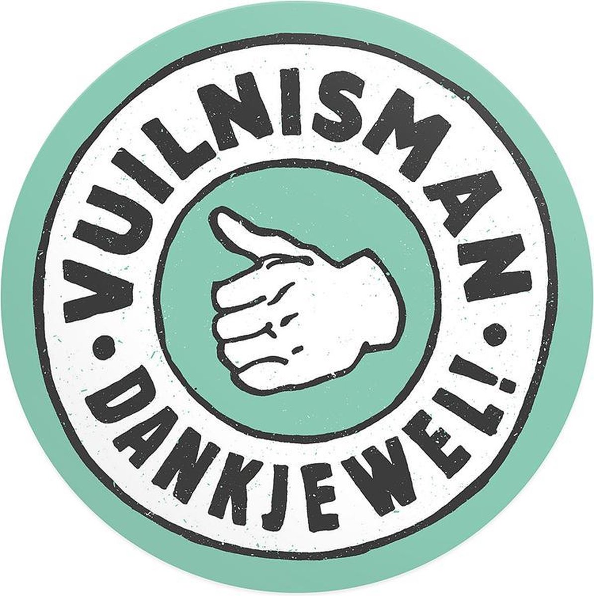 Kliko sticker - Vuilnisman dankjewel!