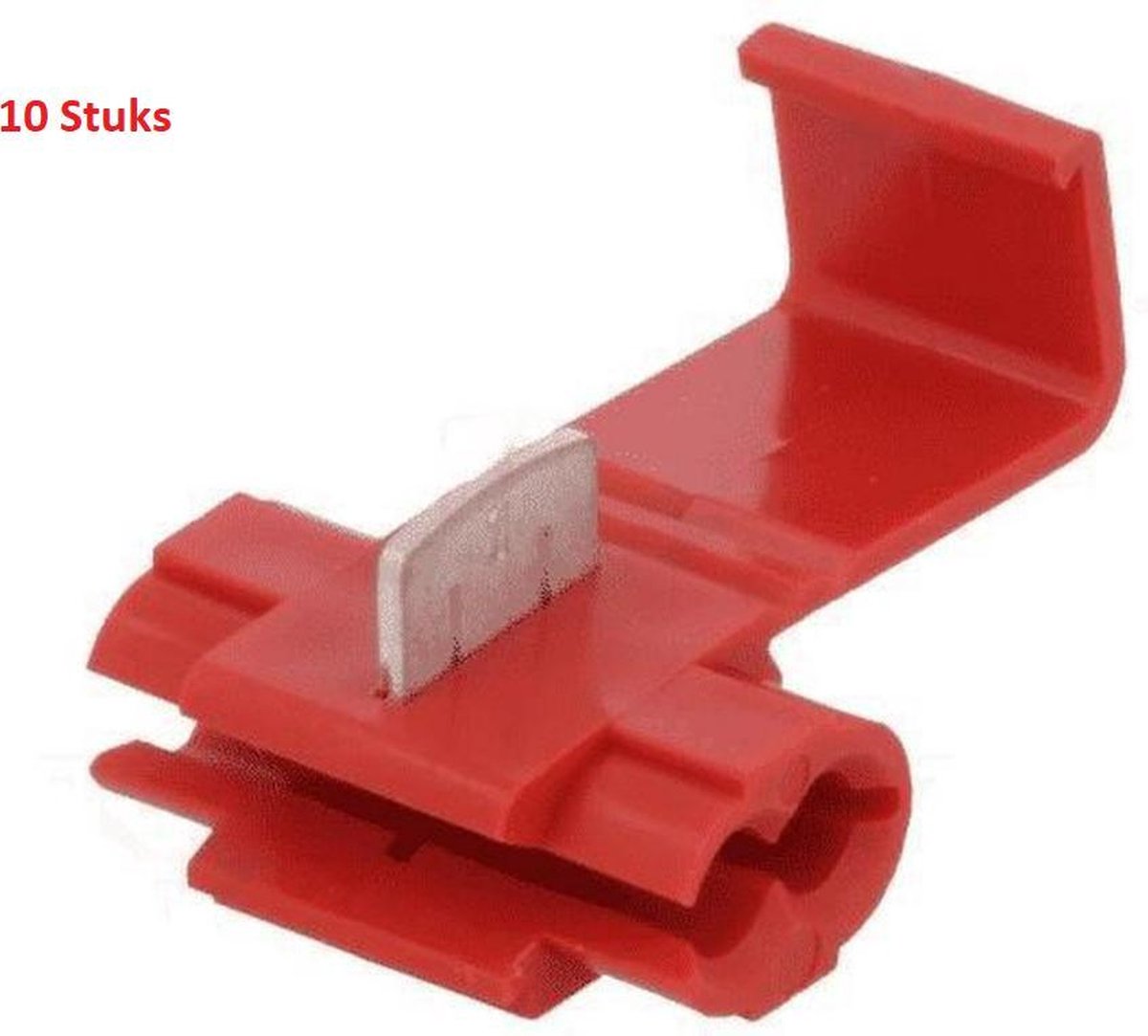 Snel connector kabeldiefje 1.5-2.5 mm2 Rood (10 stuks) Scotchlok Aftak Insteek Verbinder Las Klem Scotch Lok - No Name