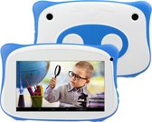 Kindertablet - tablet 7 inch - 16 GB - vanaf 2 jaar - leerzame tablet voor kinderen - Bluetooth - Wifi - spellen - camera - Blauw - GRATIS SILICONEN HOESJE