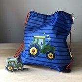 Tractor kinder sporttas trekkoord tas met mini handdoekje 30 x 60 cm - Die spiegelburg serie Later als ik groot ben ...