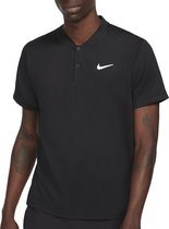 Nike Nike Court Dry Sportshirt - Maat S  - Mannen - zwart - wit