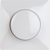 GAMMA centraalplaat dimmer | serie "Everest"| knop + centraalplaat | wit