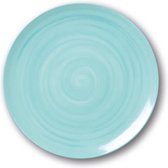 Set van 4 grote porseleinen dinerborden – Ø 27 cm – Sky blue kleur – voor alle gerechten