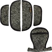 Ukje - Gordelhoesjes Maxi-Cosi en Cybex autostoelen - Groen zebra