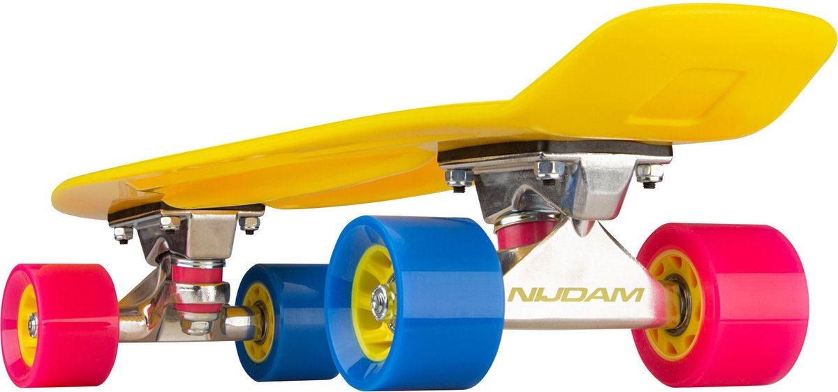 Nijdam FlipGrip Skateboard - Boulevard Trickster - Geel — afbeelding 2