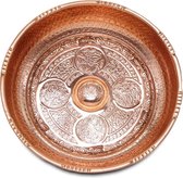 Traditioneel Versierde Turkse Hamamschaal - 100% Koper & van de Hoogste Kwaliteit