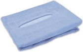 Hoeslaken de table de massage Bleu clair - Extra épais - Tissu éponge extensible - Avec découpe