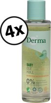 Derma Eco Baby pakket - 4 x babyolie 150 ml