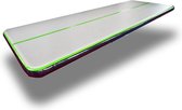 AirTrack Pro type 2022- Turnmat - Gymnastiek groen zwart| 6 x 2 x 0,20 meter | Sporten & Spelen | Buiten & Binnen | Waterproof | Met elektrische pomp