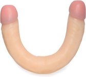 So Real Realistic Double Dong - 33cm - Beige