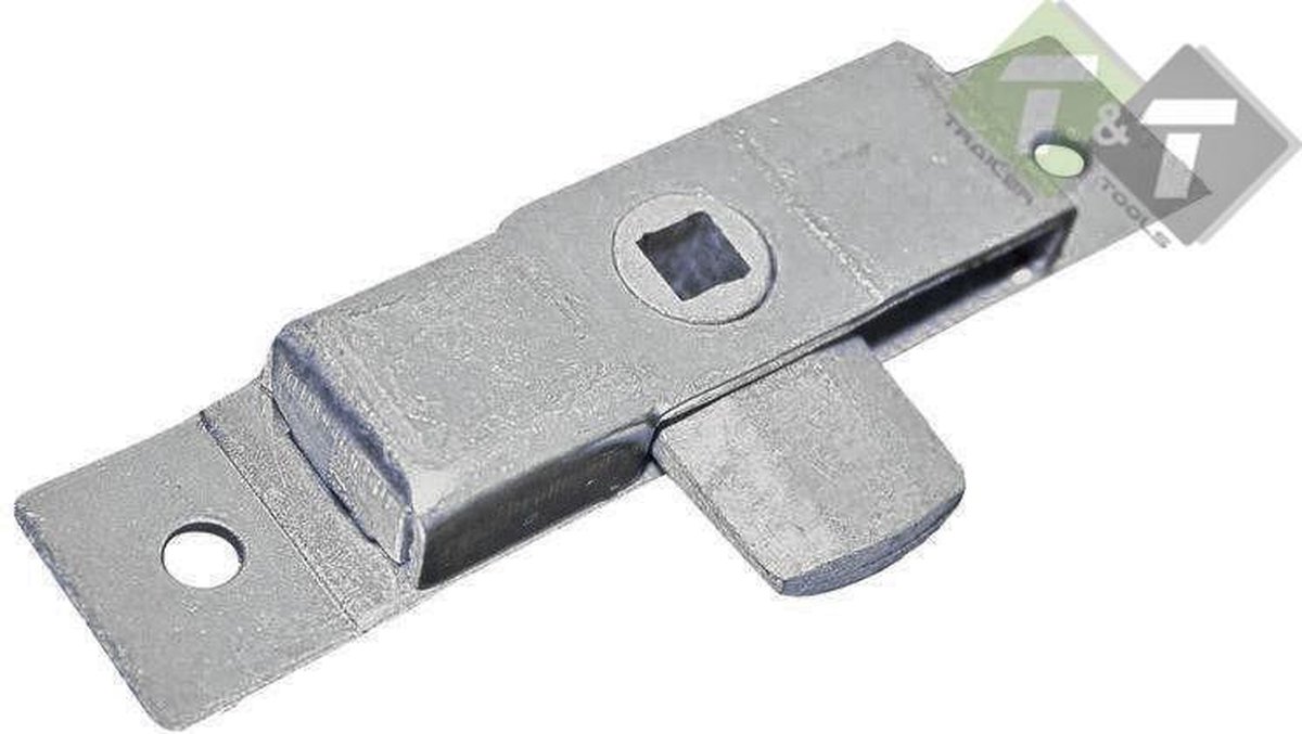 Bakslot klein tweezijdig, 103mm x 18mm, opbouwhoogte van 11mm