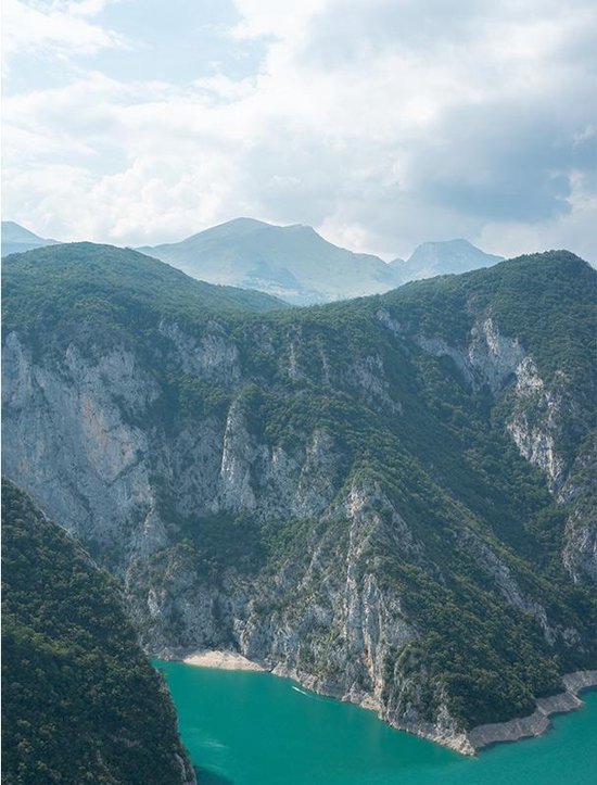 Poster Mountain - 30x40 cm Met Fotolijst - Natuur Poster - WALLLL