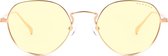 GUNNAR Gaming- en Computerbril - Infinite, Gold Frame, Amber Tint - Blauw Licht Bril, Beeldschermbril, Blue Light Glasses, Leesbril, UV Filter