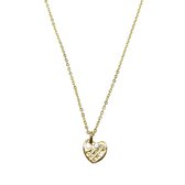 Ketting met een hartje - Goud - 40 cm