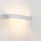 Wandlamp Mainz XL Wit - LED 2x6,3W 2700K 2x660lm - IP20 - Dimbaar > wandlamp binnen wit | wandlamp wit | muurlamp wit | led lamp wit | sfeer lamp wit | design lamp wit