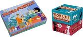 Spellenbundel - Bordspel - 2 stuks - Passaportas & Woblet, het creatieve letterspel - cadeautip - kadotip