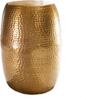 Bijzettafel - Salontafel - Design - Handgemaakt - Goud - Ø 25 cm