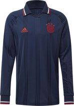 Adidas - FC Bayern München  - Icon Shirt - Lange Mouw -  Blauw/Rood - Maat XL