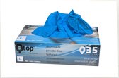 Wegwerp handschoenen - Nitril handschoenen - Poedervrij - blauw - maat L - 100 stuks