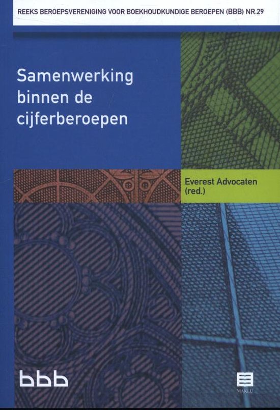 Reeks BBB 29 - Samenwerking binnen de cijferberoepen - cover
