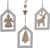 Kerstboomhangers Assorti (14cm) Box 3 Stuks Multi