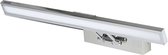 LED Spiegelverlichting - Schilderijverlichting - Viron Quala - 8W - Warm Wit 3000K - Mat Chroom - Aluminium - BES LED