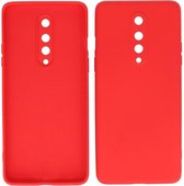 Bestcases 2.0mm Dikke Fashion Telefoonhoesje Backcover - Siliconen Hoesje - OnePlus 8 - Rood