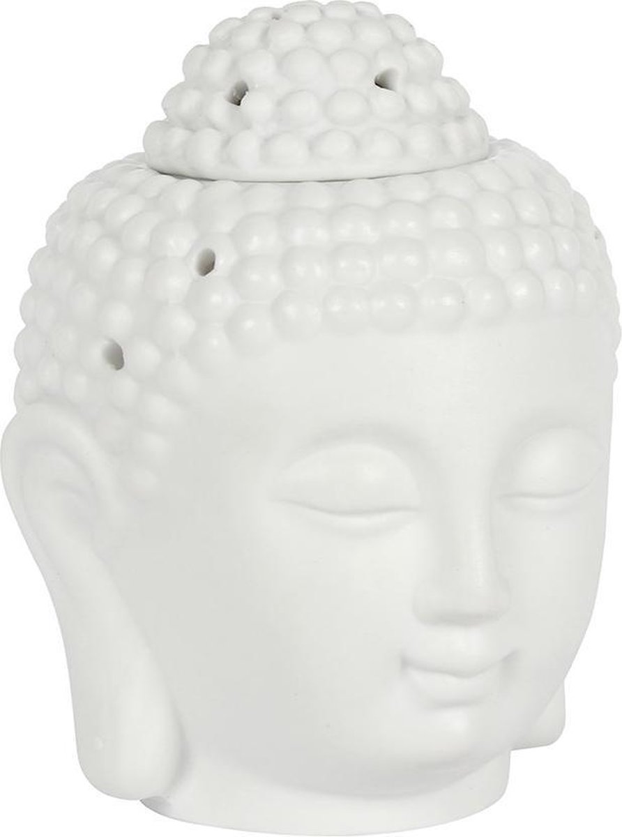 Spirit of Equinox Boeddha hoofd olie brander - 14 cm
