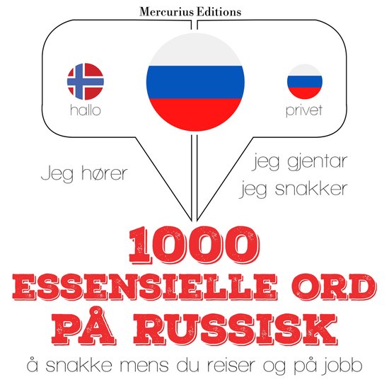 1000 essensielle ord på russisk - cover
