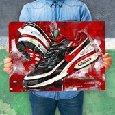 Poster - Air Max Classic Bw ‘varsity Red - 50 X 70 Cm - Multicolor