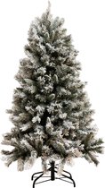 J-Line Kerstboom Plastiek Besneeuwd Groen Small