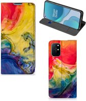 Stand Case OnePlus 8T Smart Cover Watercolor Dark