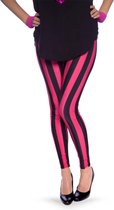 Folat - Legging Neon Stripe Pink/Black