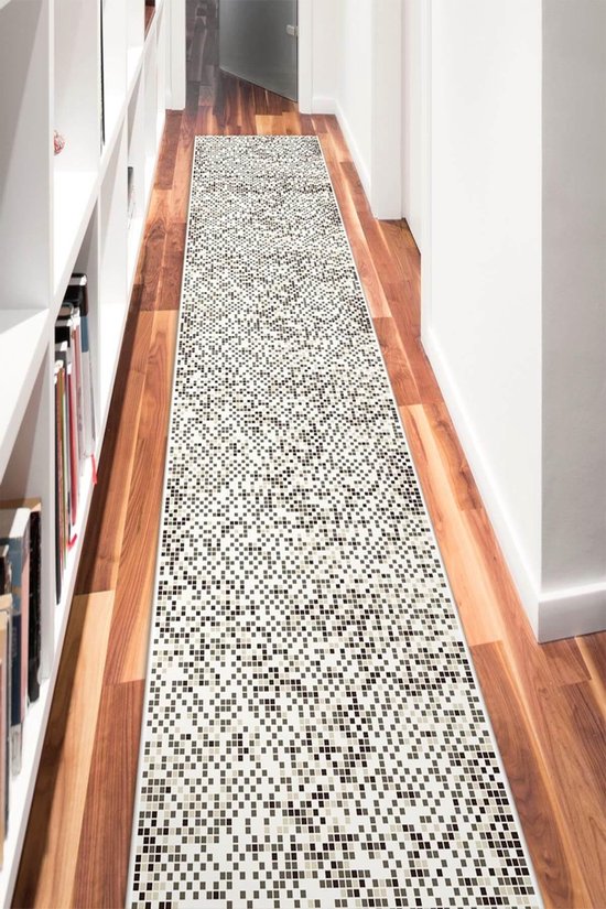 huis Kort leven Gestreept Zethome copper tea patroon binnen modern (vloer) loper tapijt 100x200 |  bol.com
