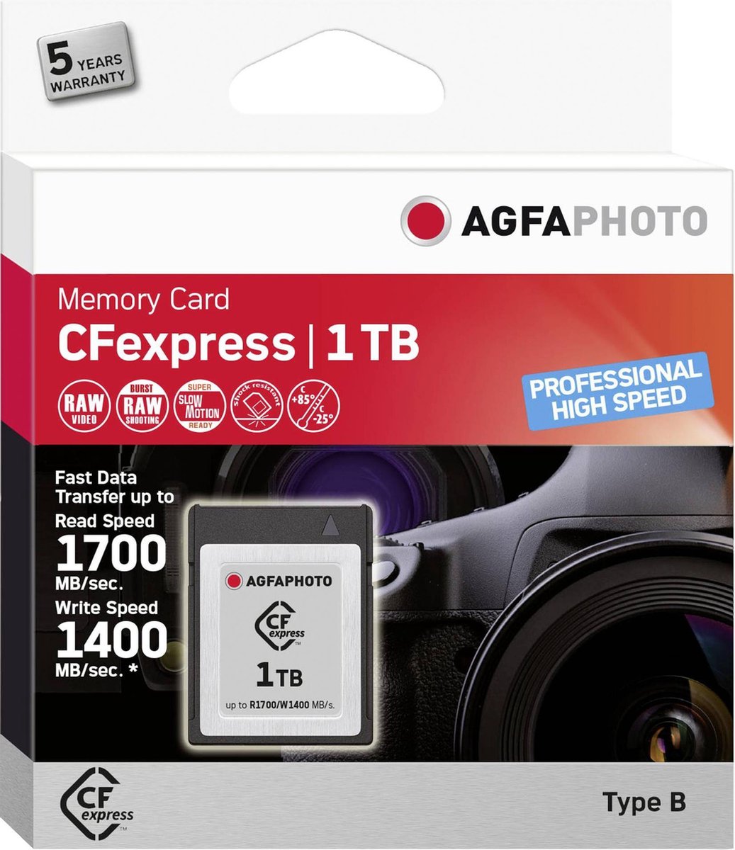 AgfaPhoto CFexpress 1TB Professional High Speed