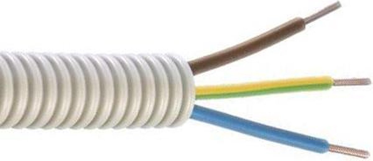 Flexibele 3G2.5-kabel op 100 m rol | bol.com