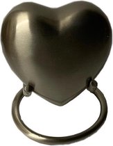 Brass heart Silver