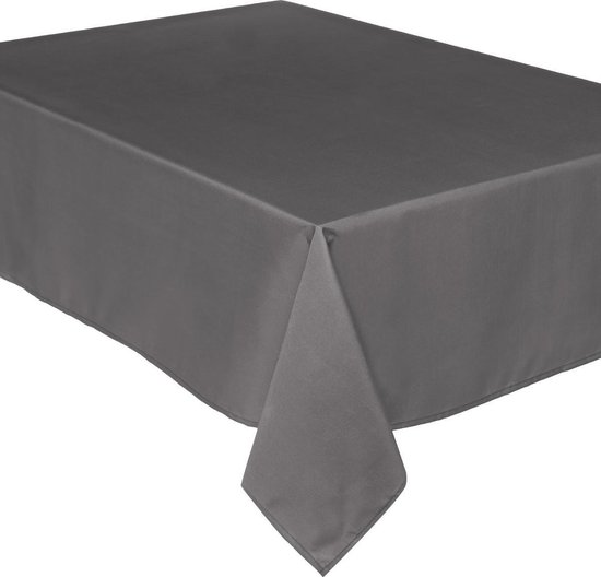 Nappe grise anti tache - 140 x 240 cm - Anti tache