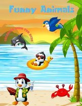 Funny Animals - COLORING BOOK FOR KIDS