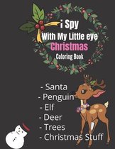 I Spy With My Little eye Christmas Coloring Book