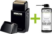 Monster Clippers Monstershaver Scheerapparaat +  Monster Clippers Clean & Cool Blade Spray 400ml