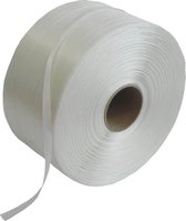 Polyesterband 40S 13mm x 1100mtr - Wit - 1 rol