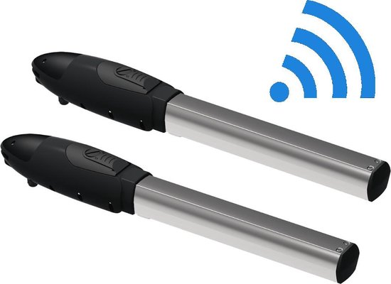 Foto: Poortopener pw220 wifi hekopener 2 5m per hekdeel incl 2 zenders