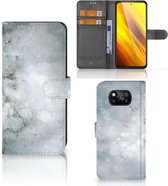 Flip case Xiaomi Poco X3 | Poco X3 Pro Smartphone Hoesje Painting Grey