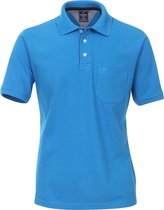 Redmond Regular Fit poloshirt - korenbloem blauw -  Maat: XL