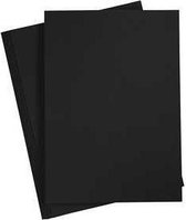 Papier, zwart, A4, 210x297 mm, 80 gr, 20 stuk/ 1 doos