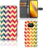 Leuk Telefoonhoesje Xiaomi Poco X3 | Poco X3 Pro Smartphone Hoesje Zigzag Color