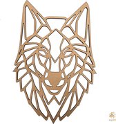 Lay3rD Lasercut - Houten Wanddecoratie - Maxi Wolf - Geometrisch - MDF 6mm