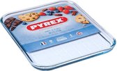 Pyrex - Bake & Enjoy - Bakplaat - Borosilicaatglas - 32x26x2 cm - Transparant