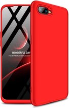 360 full body case voor Oppo RX17 Neo - rood